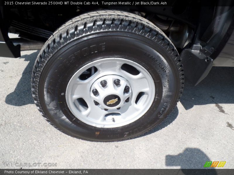 Tungsten Metallic / Jet Black/Dark Ash 2015 Chevrolet Silverado 2500HD WT Double Cab 4x4