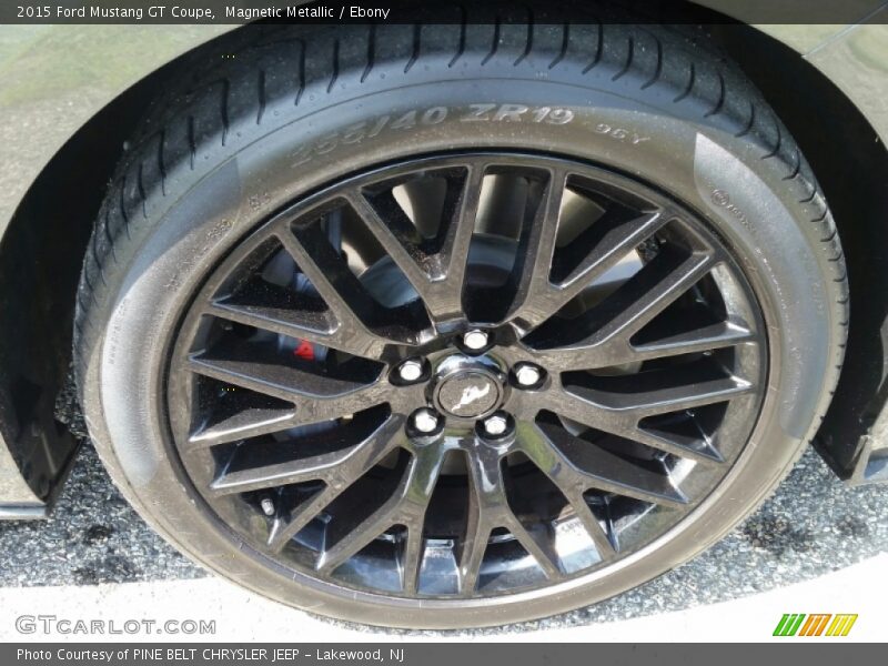 Magnetic Metallic / Ebony 2015 Ford Mustang GT Coupe