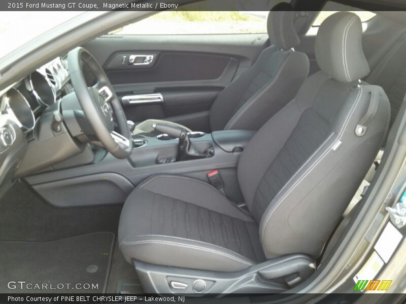 Front Seat of 2015 Mustang GT Coupe