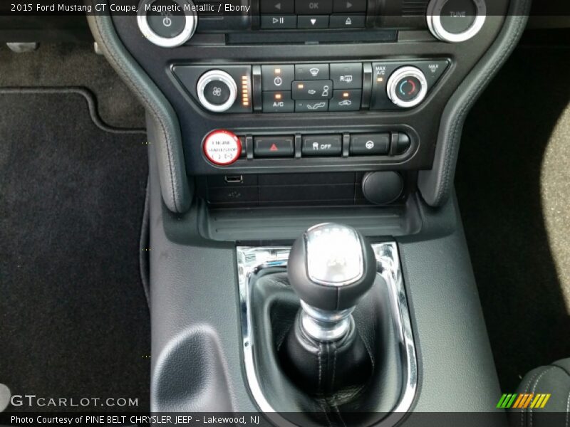Magnetic Metallic / Ebony 2015 Ford Mustang GT Coupe