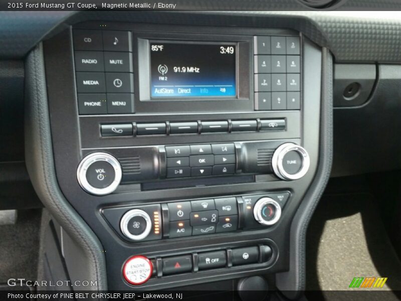 Magnetic Metallic / Ebony 2015 Ford Mustang GT Coupe