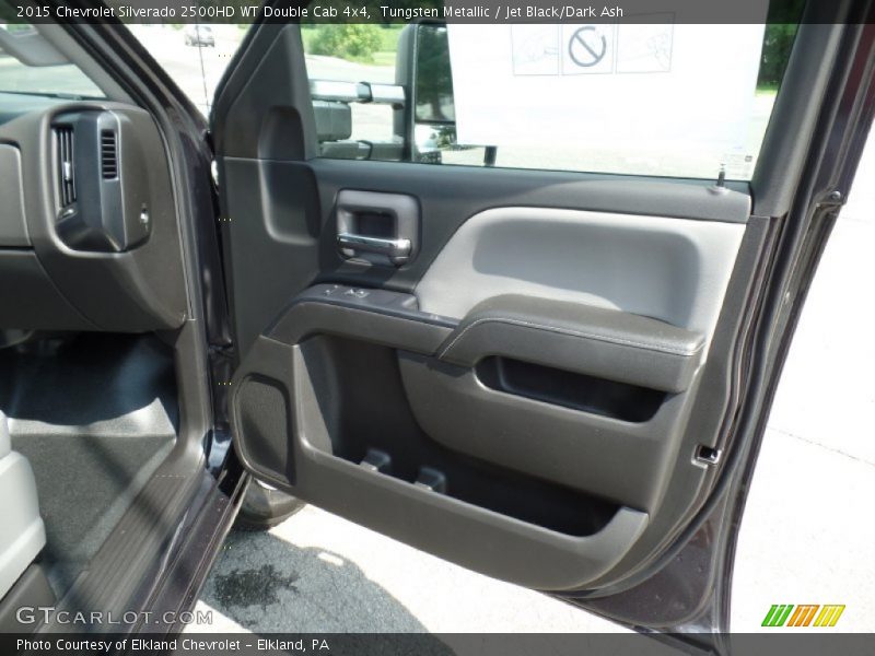 Tungsten Metallic / Jet Black/Dark Ash 2015 Chevrolet Silverado 2500HD WT Double Cab 4x4