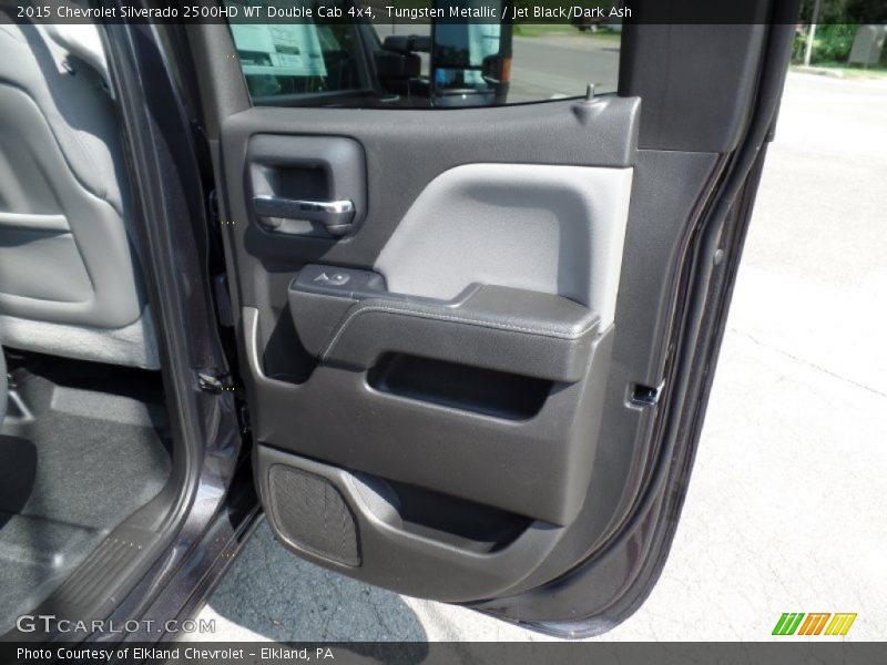 Tungsten Metallic / Jet Black/Dark Ash 2015 Chevrolet Silverado 2500HD WT Double Cab 4x4