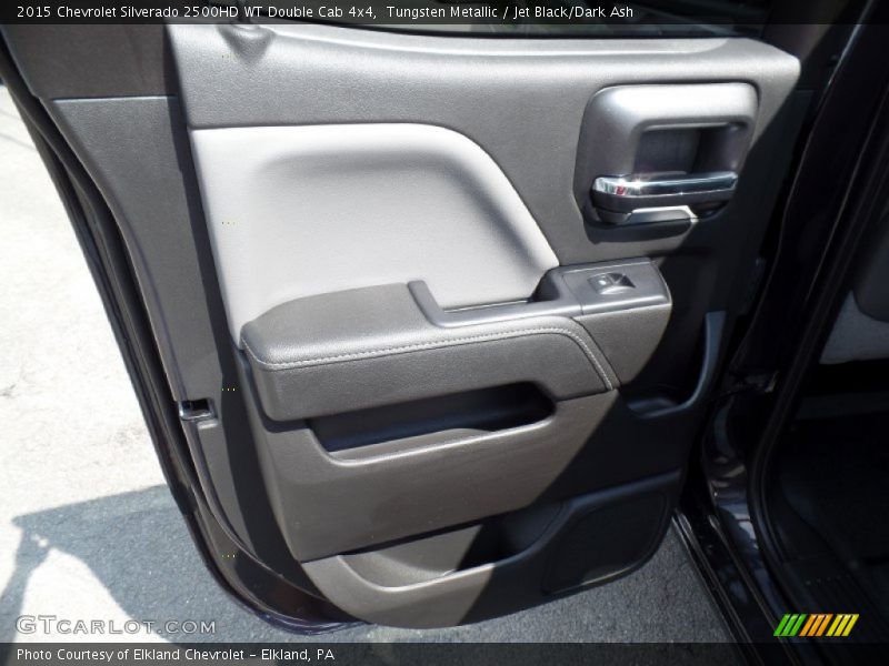 Tungsten Metallic / Jet Black/Dark Ash 2015 Chevrolet Silverado 2500HD WT Double Cab 4x4