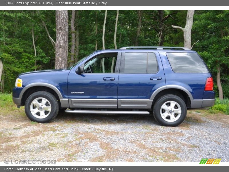 Dark Blue Pearl Metallic / Gray 2004 Ford Explorer XLT 4x4