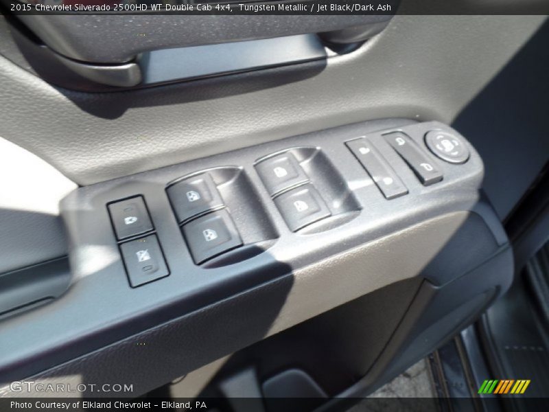 Tungsten Metallic / Jet Black/Dark Ash 2015 Chevrolet Silverado 2500HD WT Double Cab 4x4