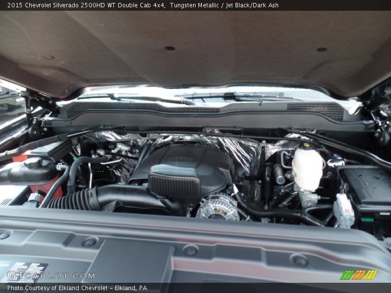 Tungsten Metallic / Jet Black/Dark Ash 2015 Chevrolet Silverado 2500HD WT Double Cab 4x4