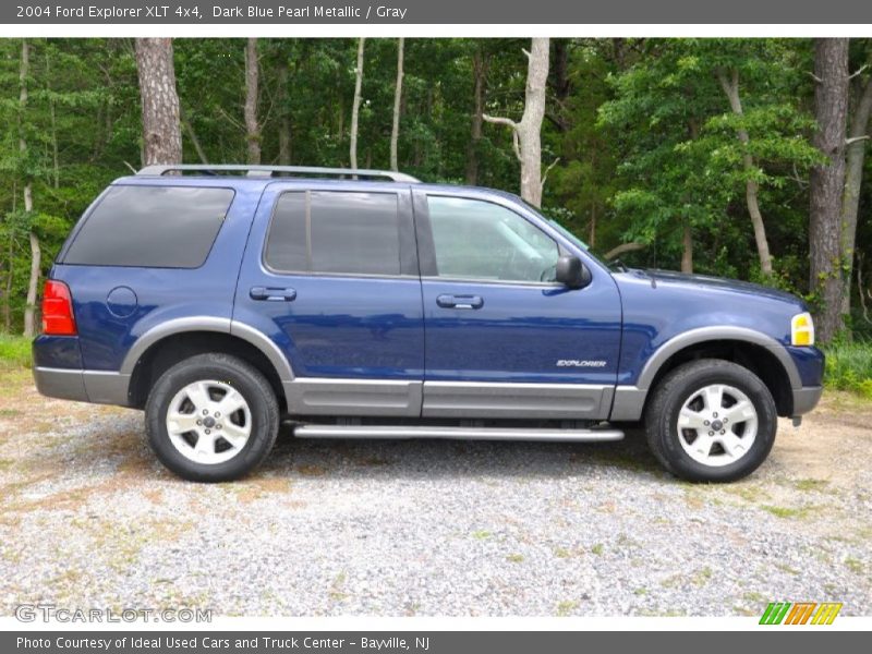 Dark Blue Pearl Metallic / Gray 2004 Ford Explorer XLT 4x4