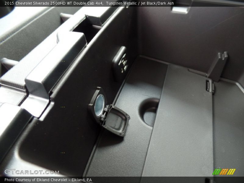 Tungsten Metallic / Jet Black/Dark Ash 2015 Chevrolet Silverado 2500HD WT Double Cab 4x4