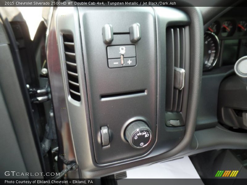 Tungsten Metallic / Jet Black/Dark Ash 2015 Chevrolet Silverado 2500HD WT Double Cab 4x4