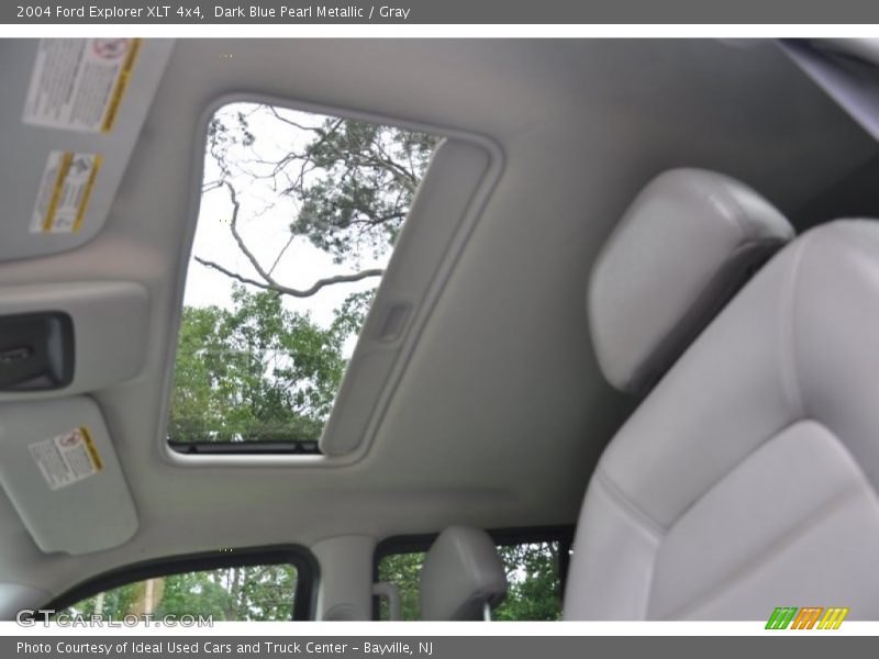 Dark Blue Pearl Metallic / Gray 2004 Ford Explorer XLT 4x4