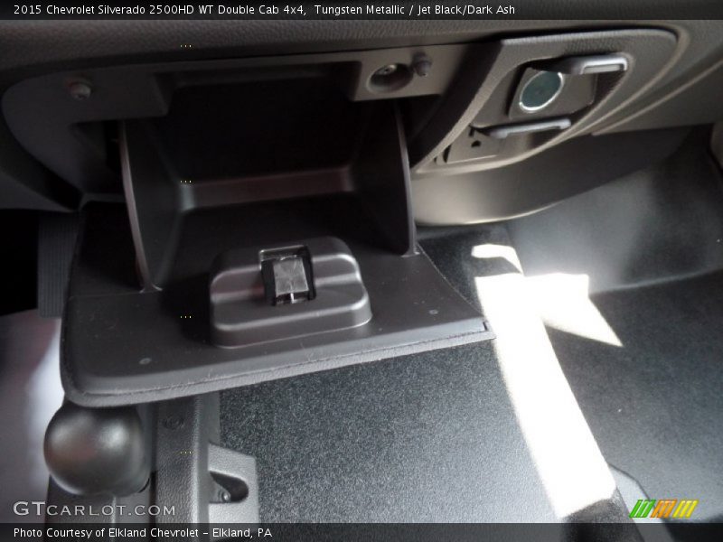Tungsten Metallic / Jet Black/Dark Ash 2015 Chevrolet Silverado 2500HD WT Double Cab 4x4