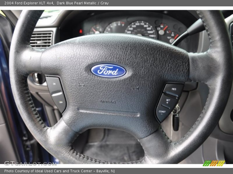 Dark Blue Pearl Metallic / Gray 2004 Ford Explorer XLT 4x4