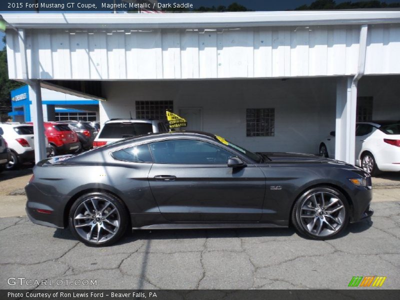 Magnetic Metallic / Dark Saddle 2015 Ford Mustang GT Coupe