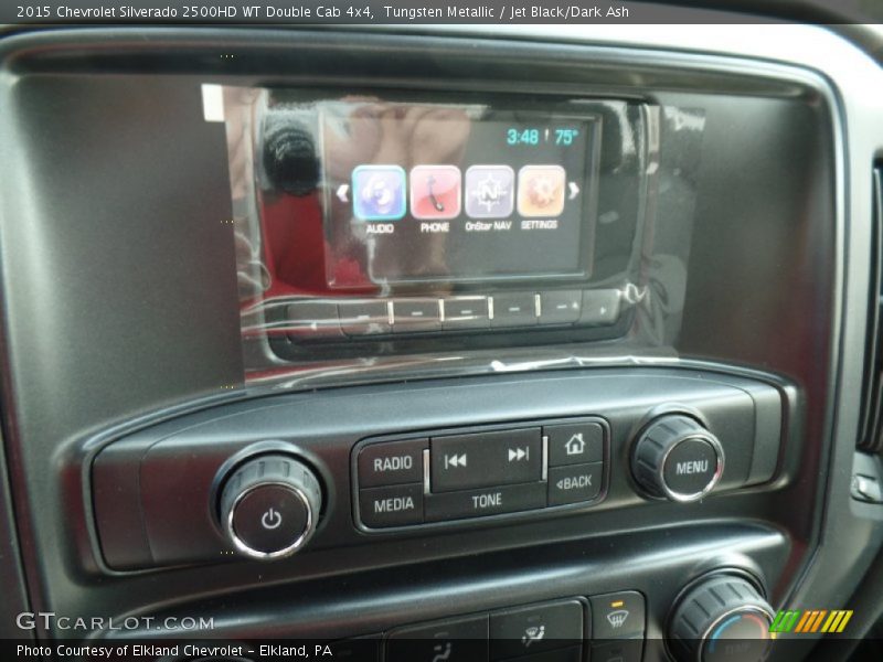 Tungsten Metallic / Jet Black/Dark Ash 2015 Chevrolet Silverado 2500HD WT Double Cab 4x4