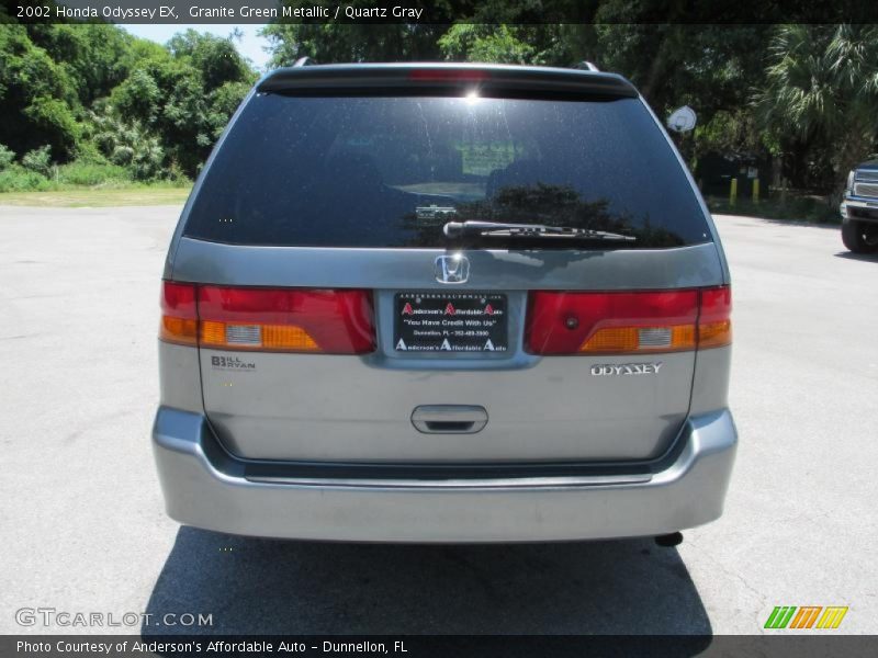 Granite Green Metallic / Quartz Gray 2002 Honda Odyssey EX