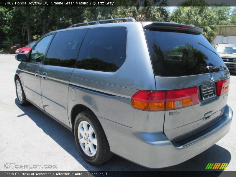 Granite Green Metallic / Quartz Gray 2002 Honda Odyssey EX