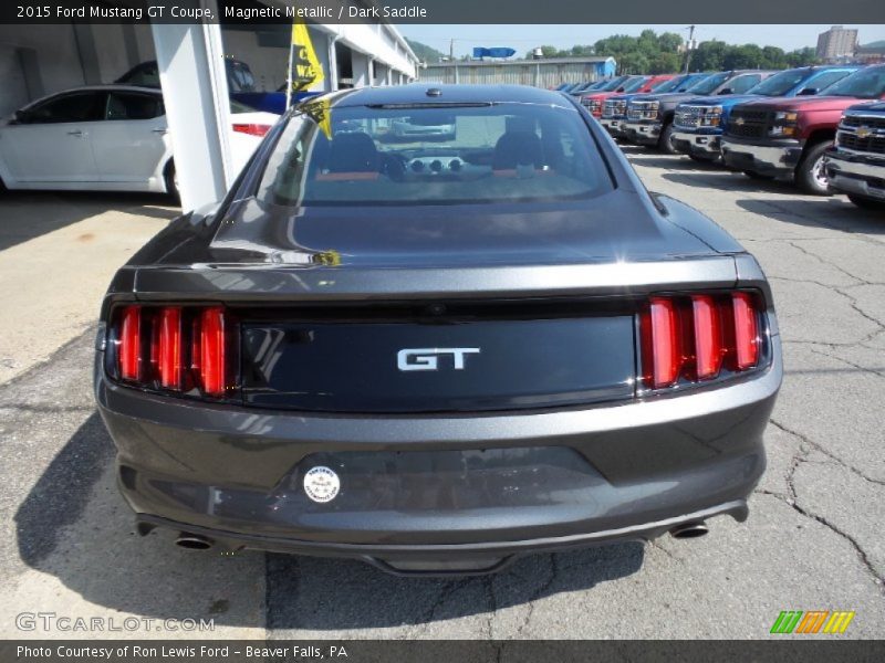 Magnetic Metallic / Dark Saddle 2015 Ford Mustang GT Coupe