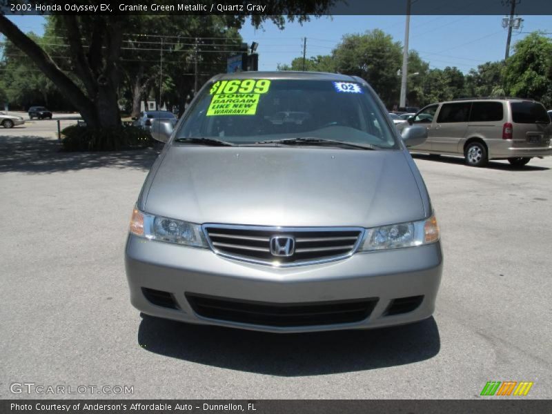 Granite Green Metallic / Quartz Gray 2002 Honda Odyssey EX
