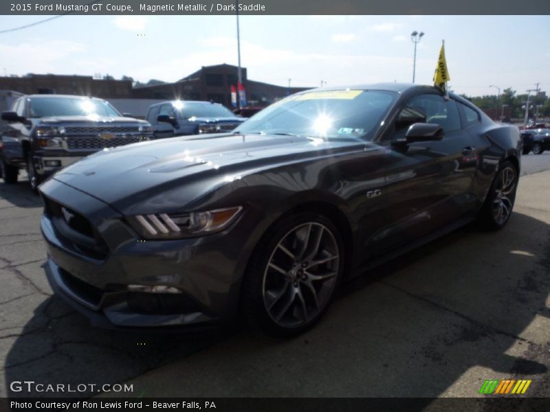Magnetic Metallic / Dark Saddle 2015 Ford Mustang GT Coupe