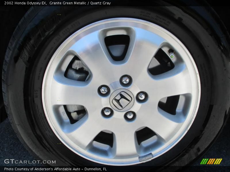 Granite Green Metallic / Quartz Gray 2002 Honda Odyssey EX