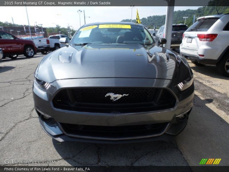 Magnetic Metallic / Dark Saddle 2015 Ford Mustang GT Coupe
