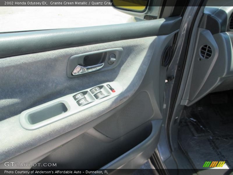 Granite Green Metallic / Quartz Gray 2002 Honda Odyssey EX