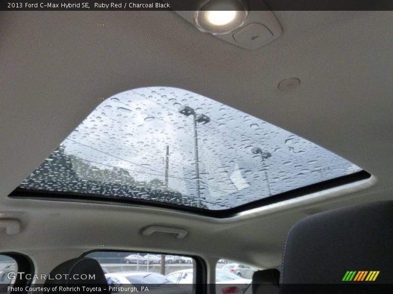 Ruby Red / Charcoal Black 2013 Ford C-Max Hybrid SE
