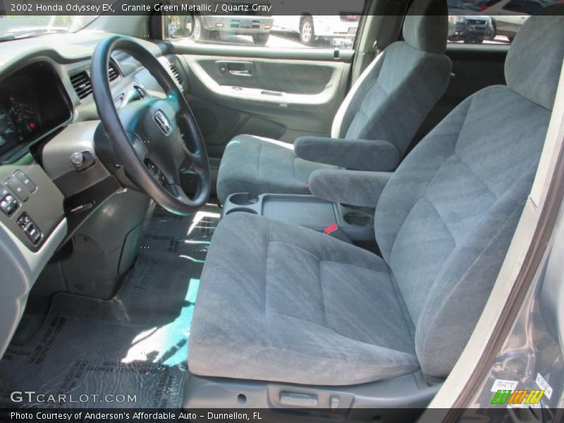 Granite Green Metallic / Quartz Gray 2002 Honda Odyssey EX