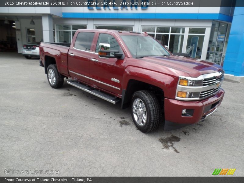 Deep Ruby Metallic / High Country Saddle 2015 Chevrolet Silverado 2500HD High Country Crew Cab 4x4