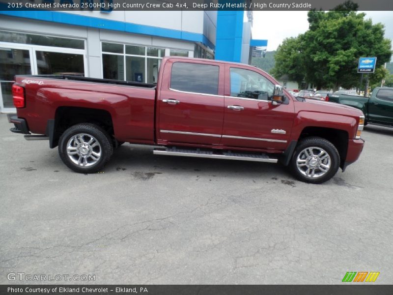 Deep Ruby Metallic / High Country Saddle 2015 Chevrolet Silverado 2500HD High Country Crew Cab 4x4