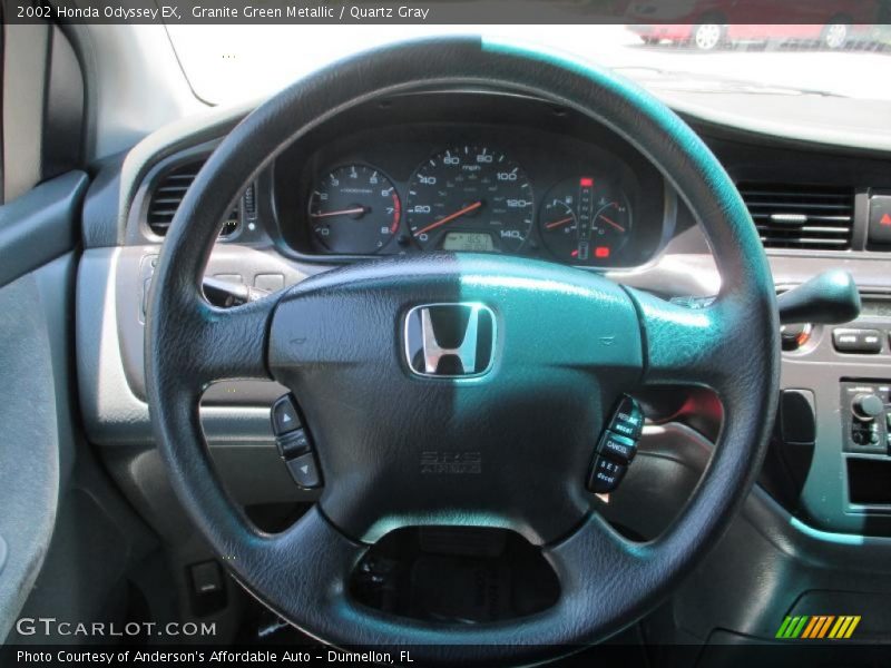 Granite Green Metallic / Quartz Gray 2002 Honda Odyssey EX