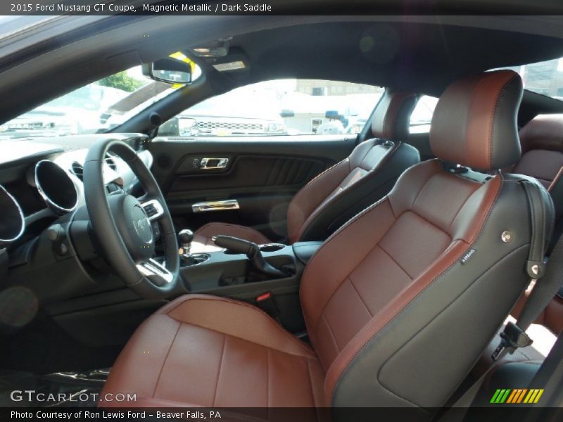Front Seat of 2015 Mustang GT Coupe