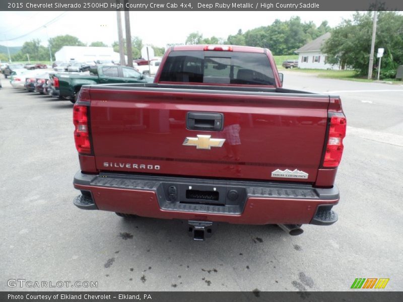 Deep Ruby Metallic / High Country Saddle 2015 Chevrolet Silverado 2500HD High Country Crew Cab 4x4