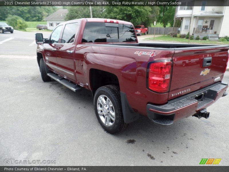 Deep Ruby Metallic / High Country Saddle 2015 Chevrolet Silverado 2500HD High Country Crew Cab 4x4