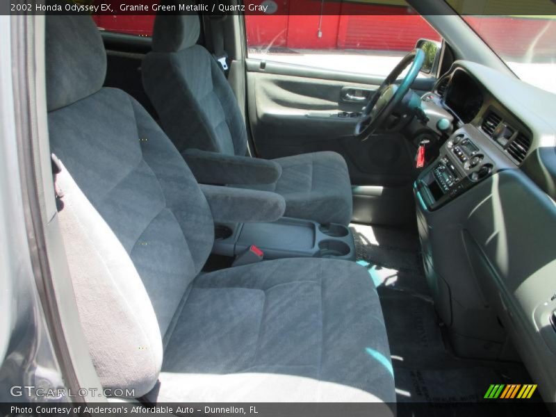 Granite Green Metallic / Quartz Gray 2002 Honda Odyssey EX