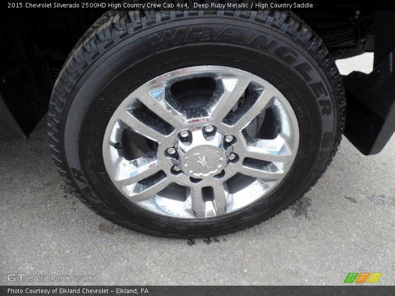 Deep Ruby Metallic / High Country Saddle 2015 Chevrolet Silverado 2500HD High Country Crew Cab 4x4