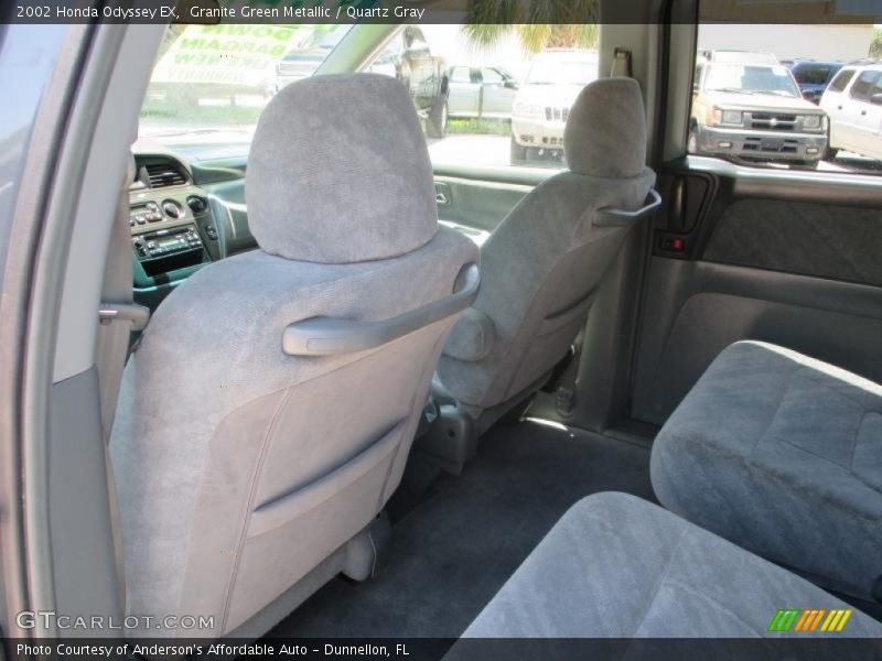 Granite Green Metallic / Quartz Gray 2002 Honda Odyssey EX