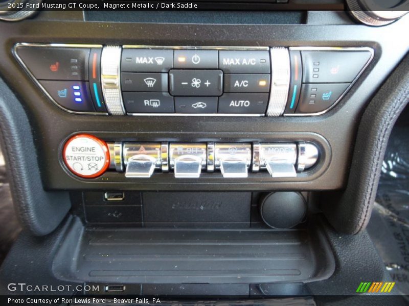 Controls of 2015 Mustang GT Coupe