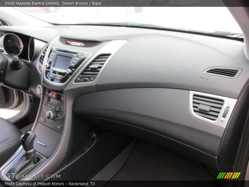 Desert Bronze / Black 2016 Hyundai Elantra Limited