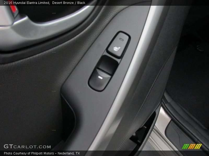 Desert Bronze / Black 2016 Hyundai Elantra Limited