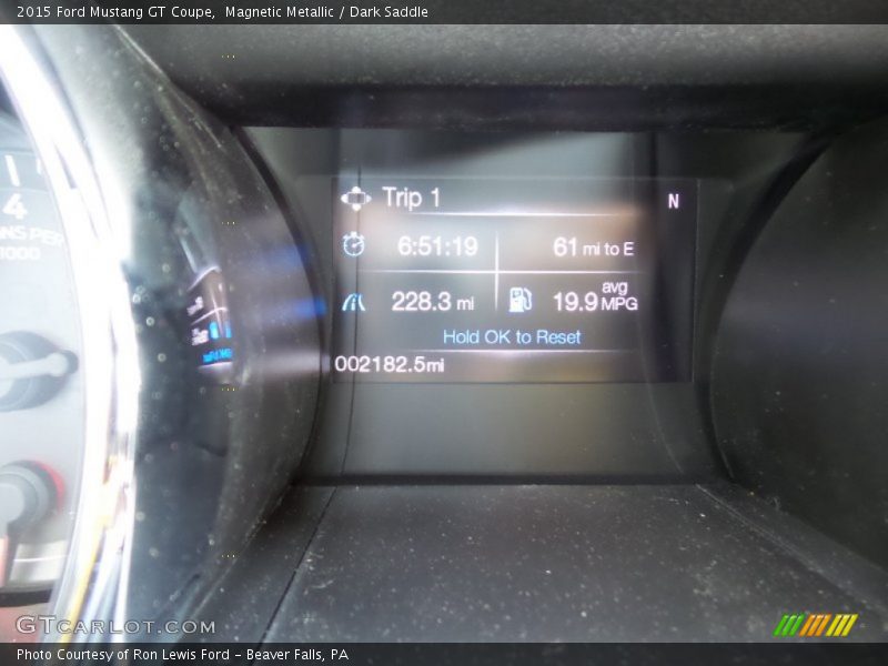 Magnetic Metallic / Dark Saddle 2015 Ford Mustang GT Coupe