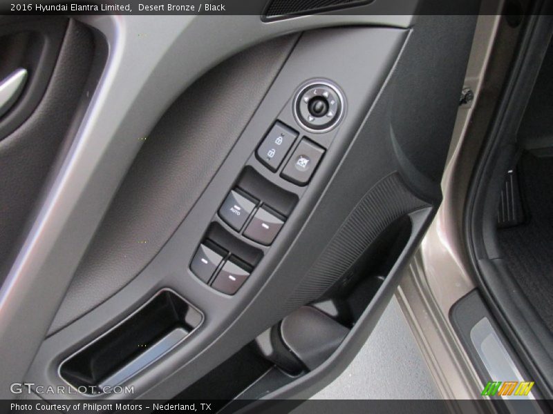 Desert Bronze / Black 2016 Hyundai Elantra Limited