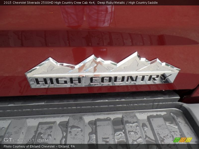 Deep Ruby Metallic / High Country Saddle 2015 Chevrolet Silverado 2500HD High Country Crew Cab 4x4
