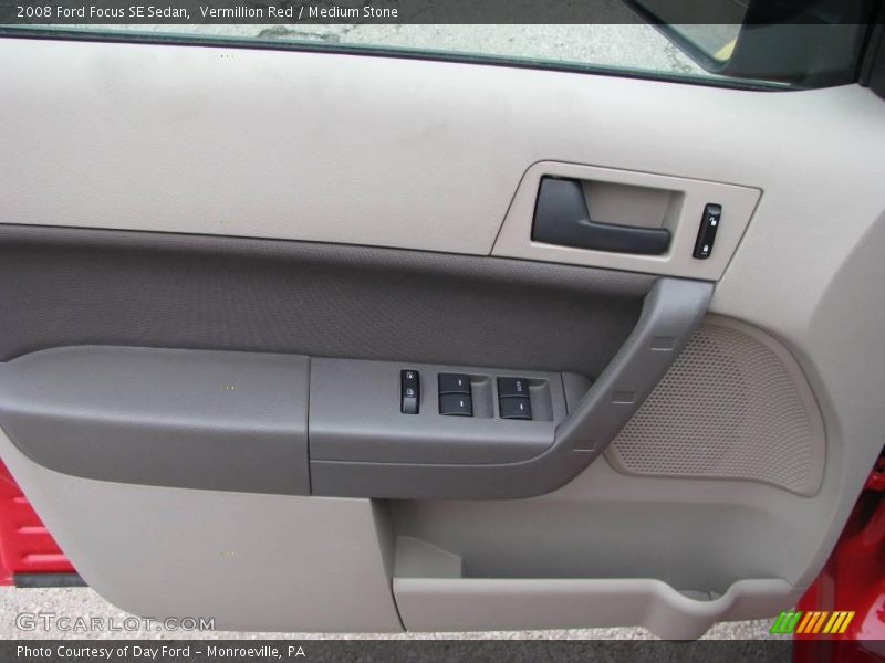 Vermillion Red / Medium Stone 2008 Ford Focus SE Sedan