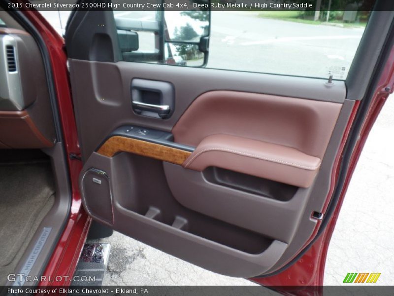 Deep Ruby Metallic / High Country Saddle 2015 Chevrolet Silverado 2500HD High Country Crew Cab 4x4