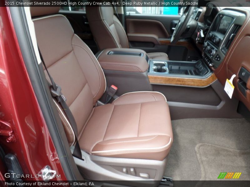 Deep Ruby Metallic / High Country Saddle 2015 Chevrolet Silverado 2500HD High Country Crew Cab 4x4