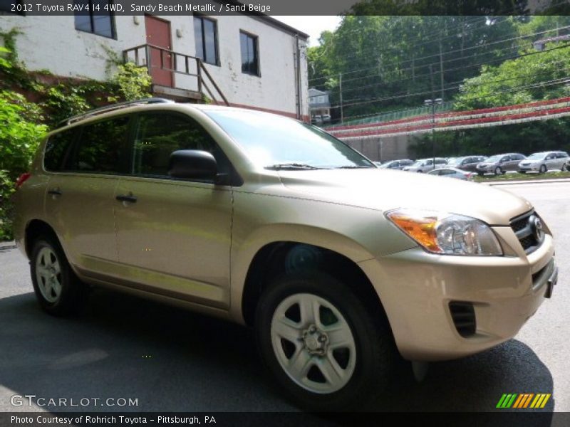 Sandy Beach Metallic / Sand Beige 2012 Toyota RAV4 I4 4WD