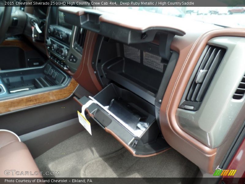 Deep Ruby Metallic / High Country Saddle 2015 Chevrolet Silverado 2500HD High Country Crew Cab 4x4