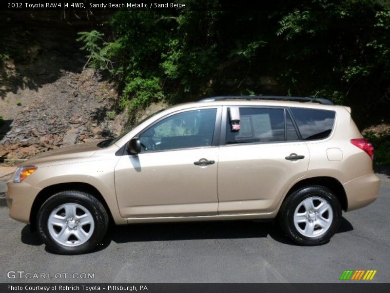 Sandy Beach Metallic / Sand Beige 2012 Toyota RAV4 I4 4WD